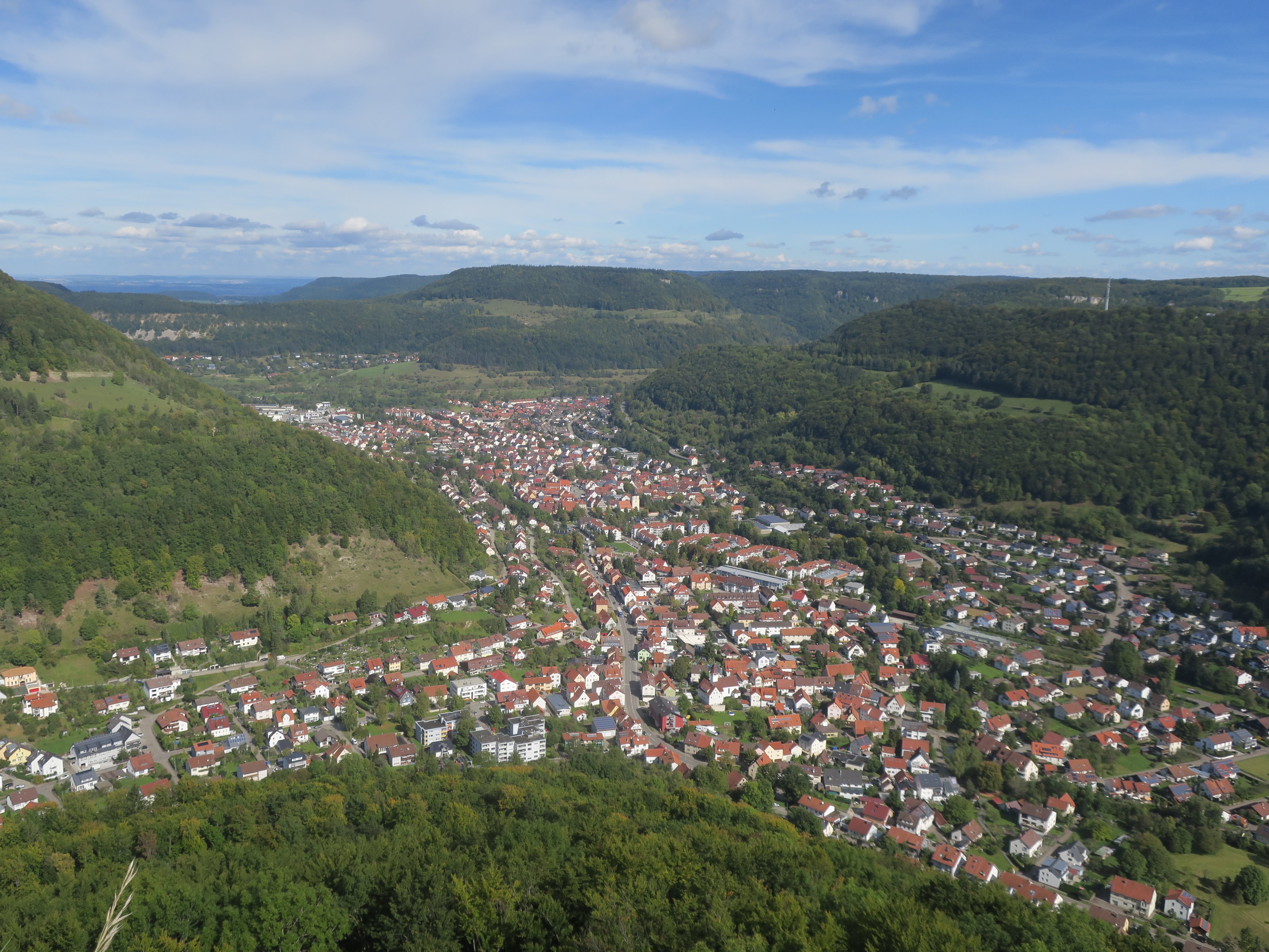 Luftbild Gemeinde Lichtenstein